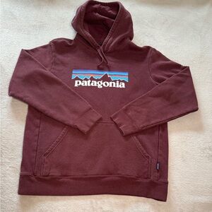 🔥Patagonia Hoodie  Maroon Uprisal Hoody Pullover Jumper Top Regular Fit Sz M